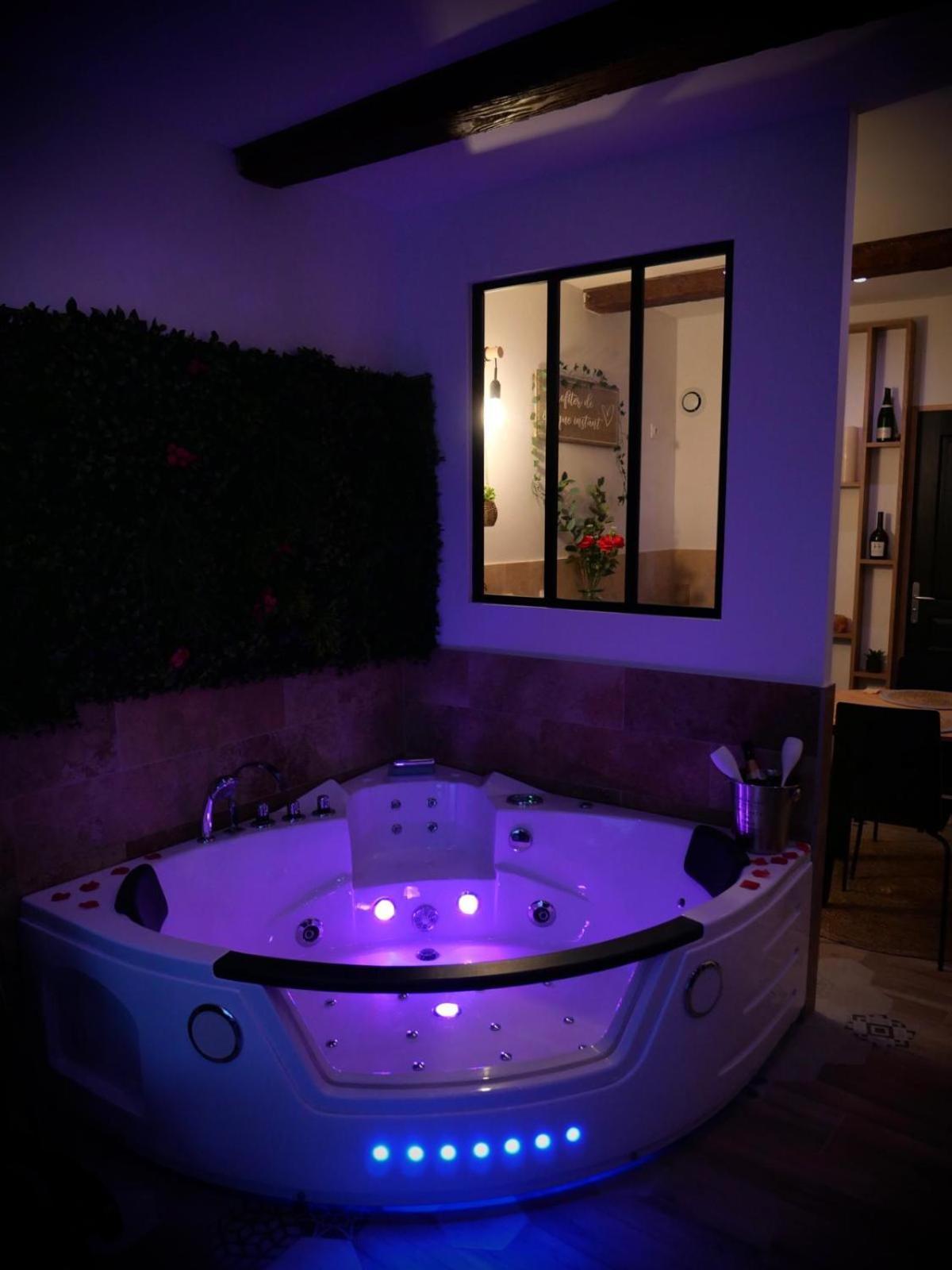 Maison Prestige Le Donjon Des Plaisirs Jacuzzi Montluel 外观 照片